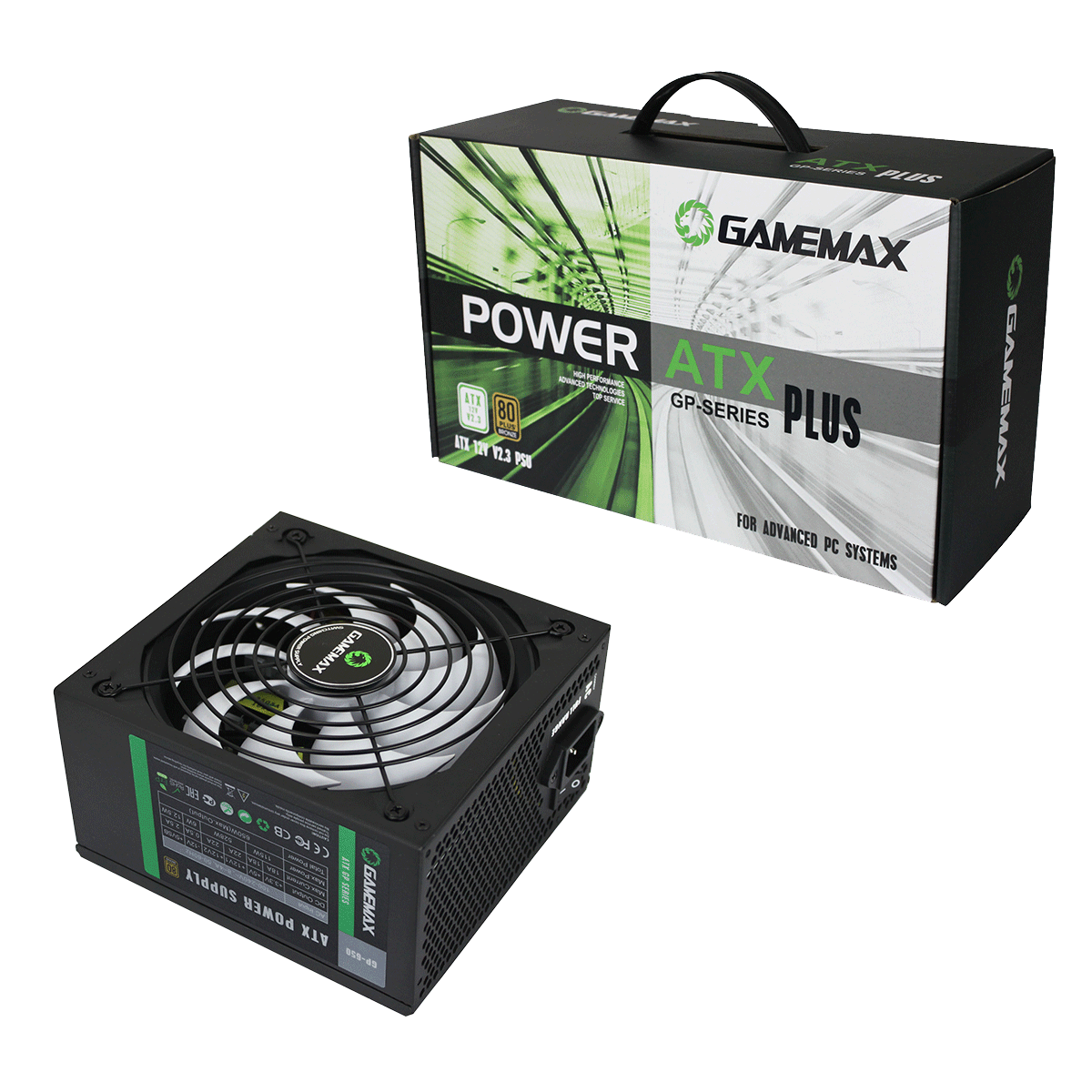 650w 80 Plus Bronze Wired Power Supply - GameMax UK