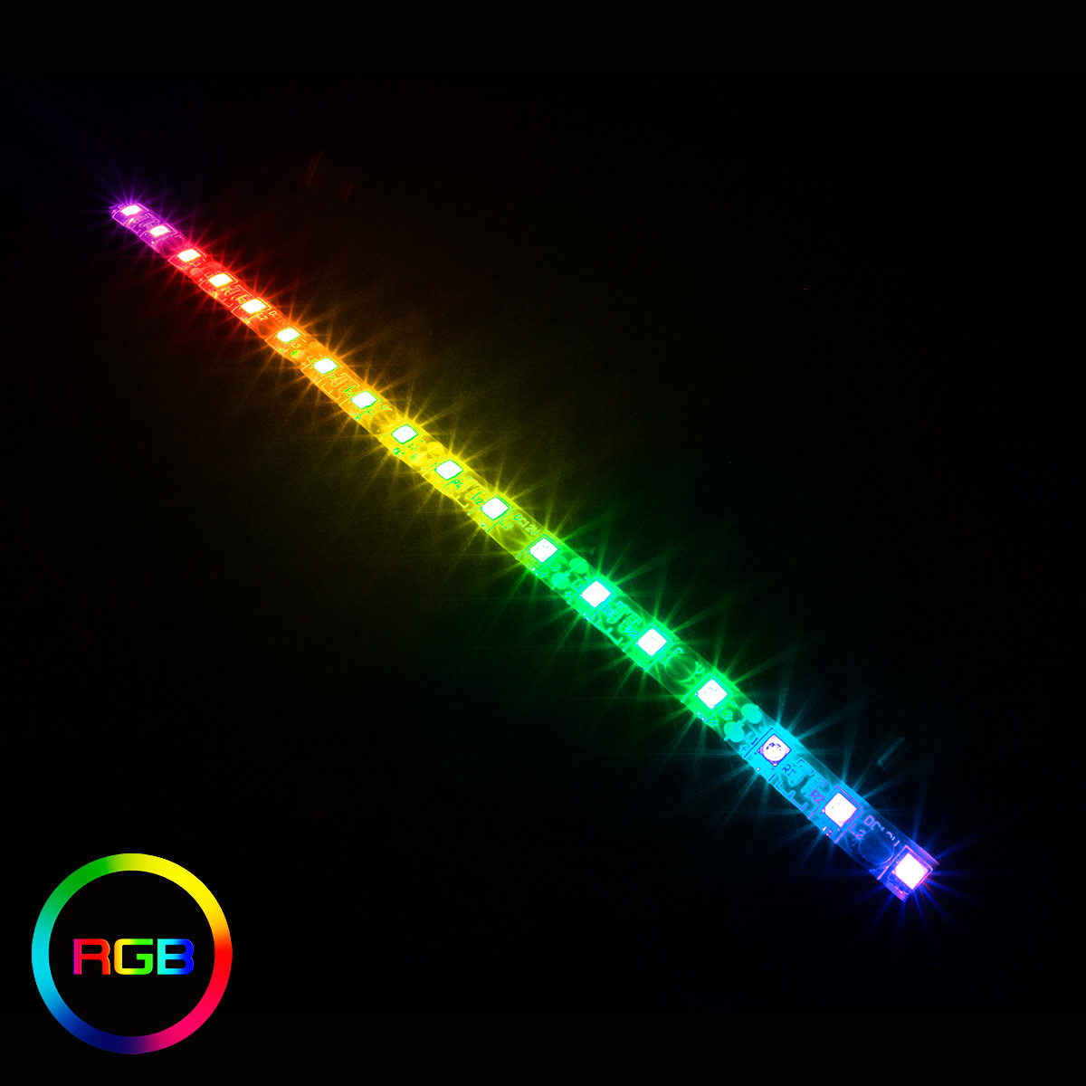 RGB LED Strip 30cm 16.8 Million Colours - GameMax UK