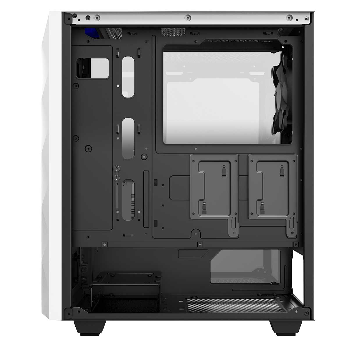 GameMax ARGB Mid Tower ATX Tempered Glass PC Computer Case - White Diamond  6931858773027