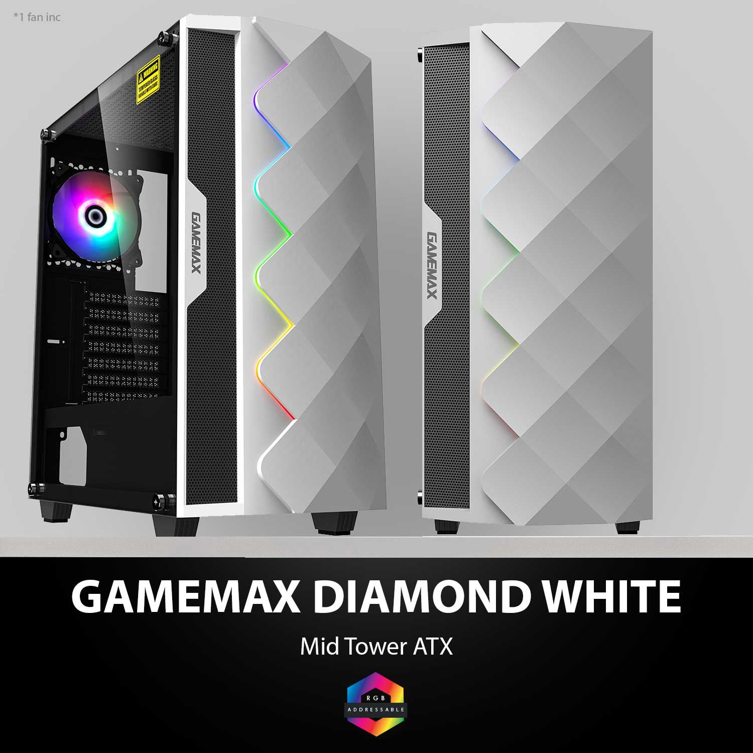 Gamermax White Diamond  How To Connect The RGB 