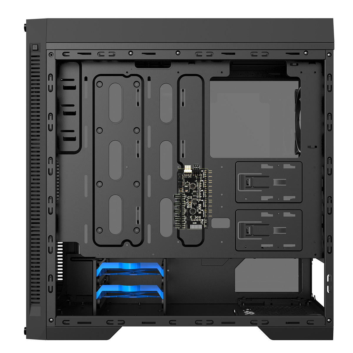 GAMEMAX Abyss TR Black Steel / Tempered Glass ATX Full Tower Gaming  Computer Case w/ 1 x 120mm ARGB LED Fan x Rear (Pre-Installed) 