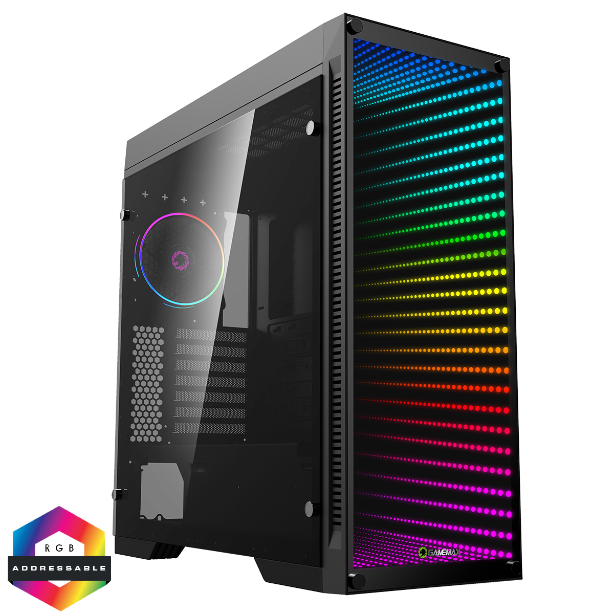 Gamemax Abyss TR Full Tower Gaming Case With Infinity ARGB Light 3Pin Rgb  Header V1.7 ARGB Controller Hub For Desktop Computer - AliExpress