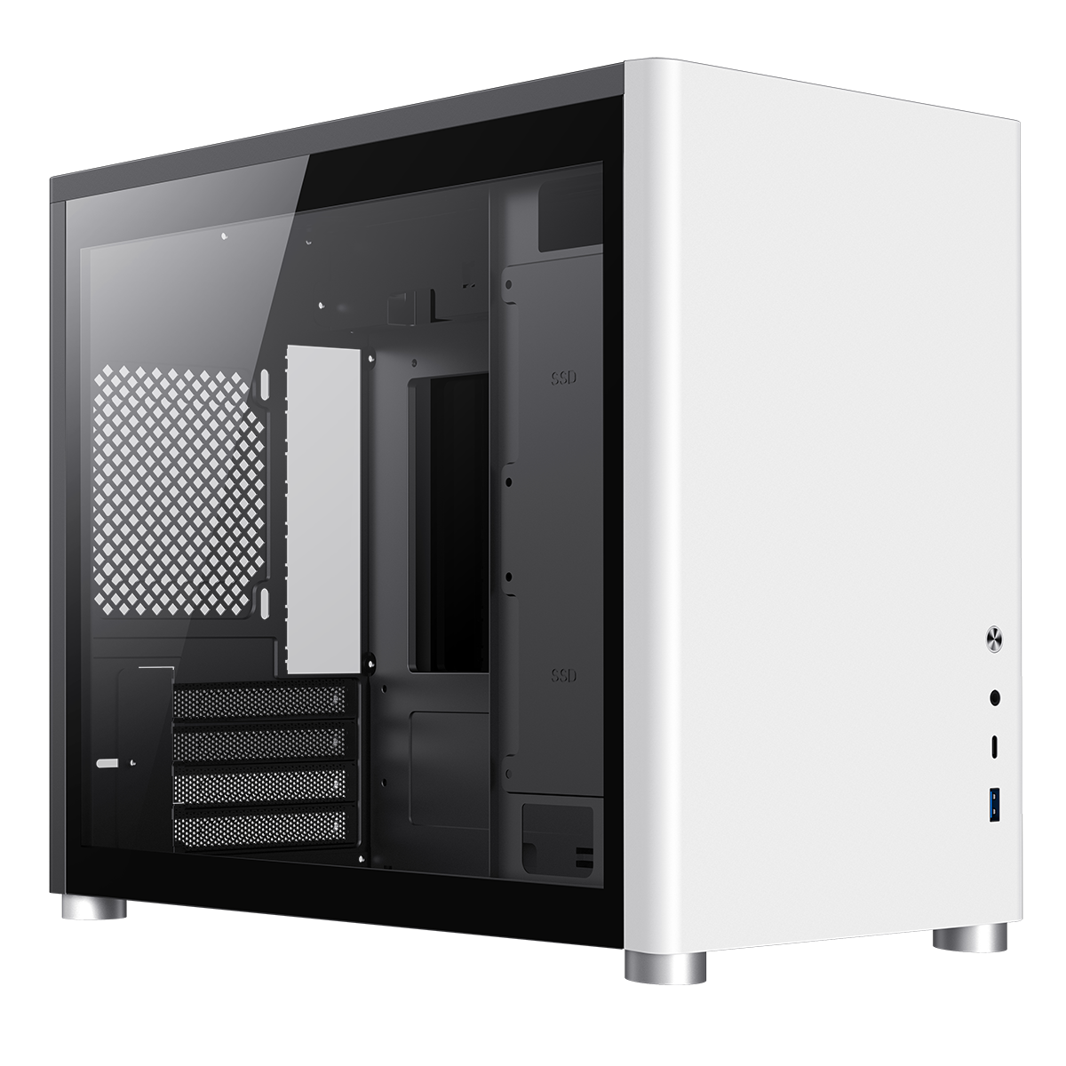 GameMax Spark Micro ATX Vertical Airflow Gaming Computer Case